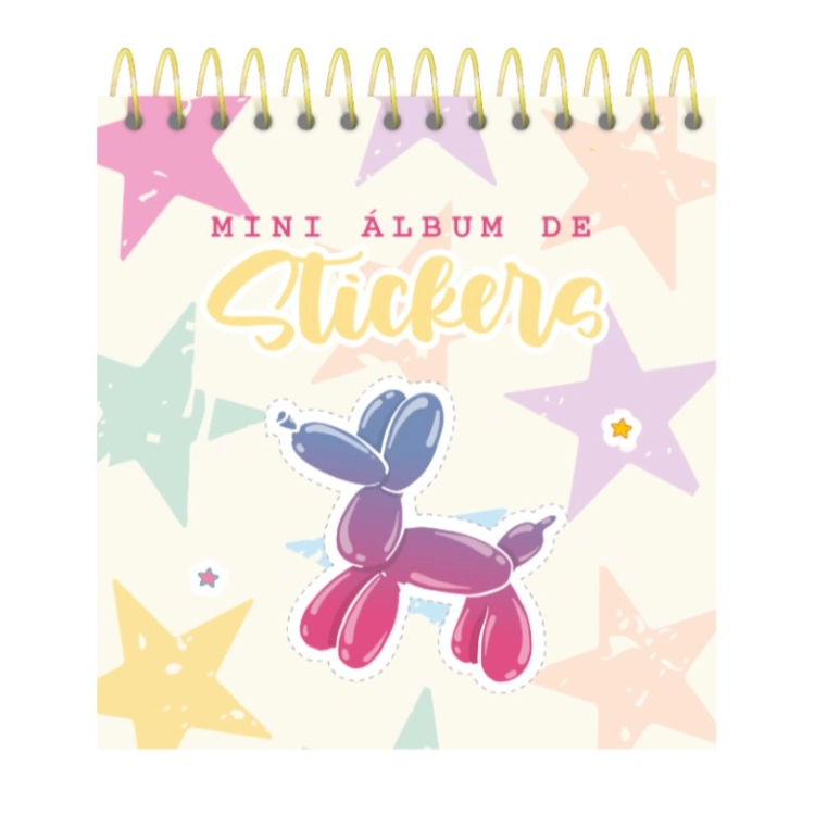 Album de Stickers RY Mini 10 Hojas Espiralado Art.1095